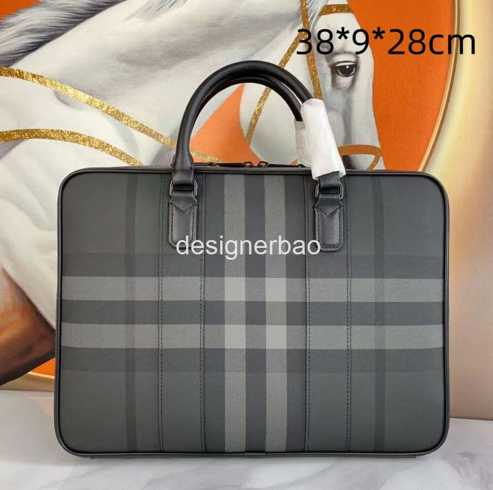 pakket gestreept ontwerp laptoptas designerbriefcase mannen zakelijke tassen brief lederen handtas messenger capaciteit schoudertassen veelzijdig