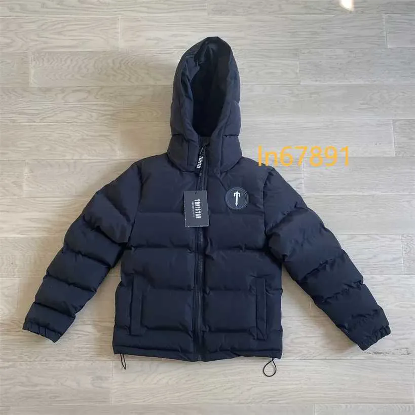 Jaqueta com capuz Trapstar Puffer Down Jacket Mens Parkas Inverno Calor Original Mais Bonito Qaulity Veste Piumino Trapstars Casaco Jakets 2024