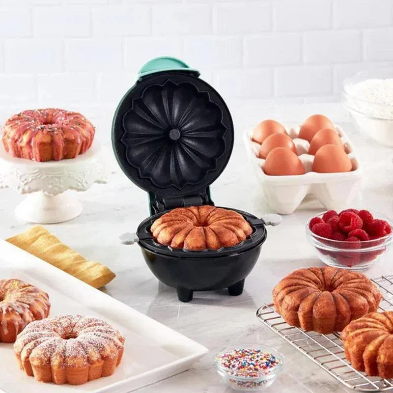 Máquina de waffle elétrica antiaderente máquina de waffle cozinha cozinhar café da manhã torta de abóbora moldes ovo bolo mini forno waffle pot 240304