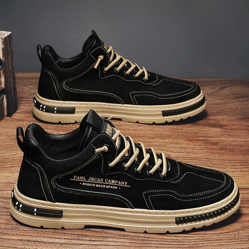 Erkekler fashio ayakkabıları sıradan tasarımcı koşu ayakkabıları kahverengi siyah açık spor spor ayakkabıları