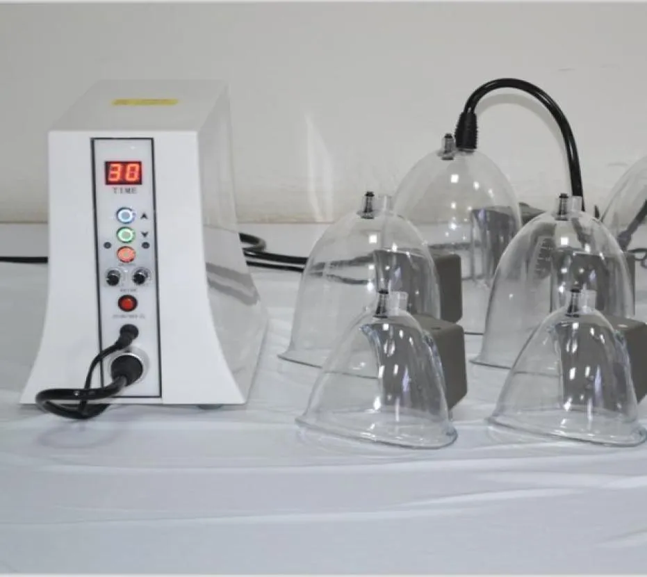 35 Cups Borstvergroting Butt Vacuüm Lichaam VORMEN Massage Cupping Pompen Slopen Buste Messager Machine Vacuüm Cup Therapie Equit6047622