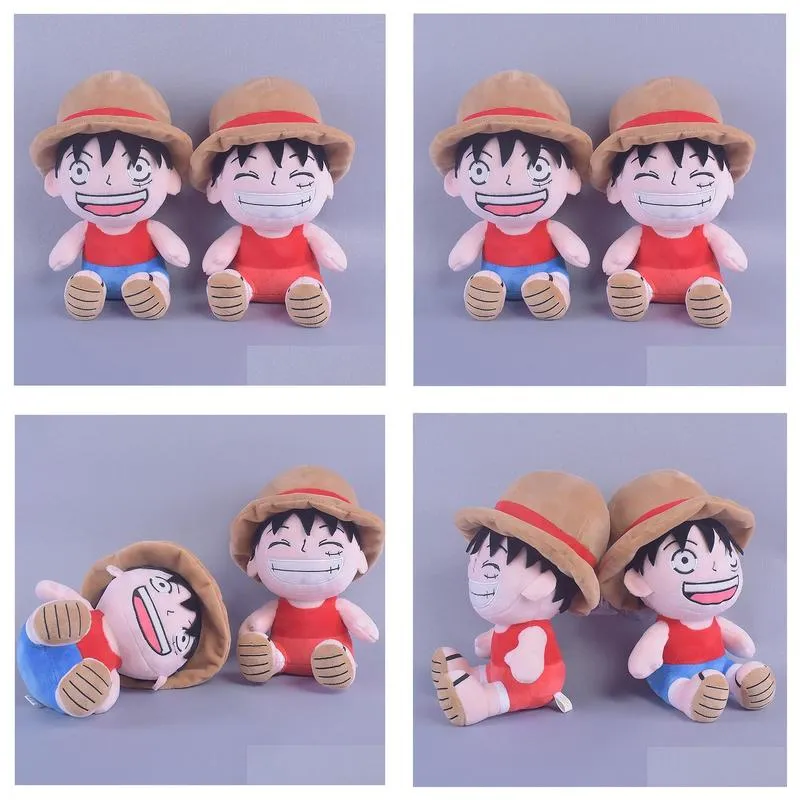 Stuffed Plush Animals Japanese Movie Pirate Luffy P Toys Childrens Gift Drop Delivery Gifts Otbpt