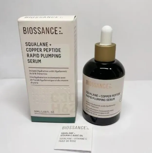 Yeni cilt bakımı Yağı Yağ Serumu Biyossansı Squalane C Vitamini Gül Yağı 30ml ve Squalane Copperpeptid Hızlı Tombul Serum 50ml