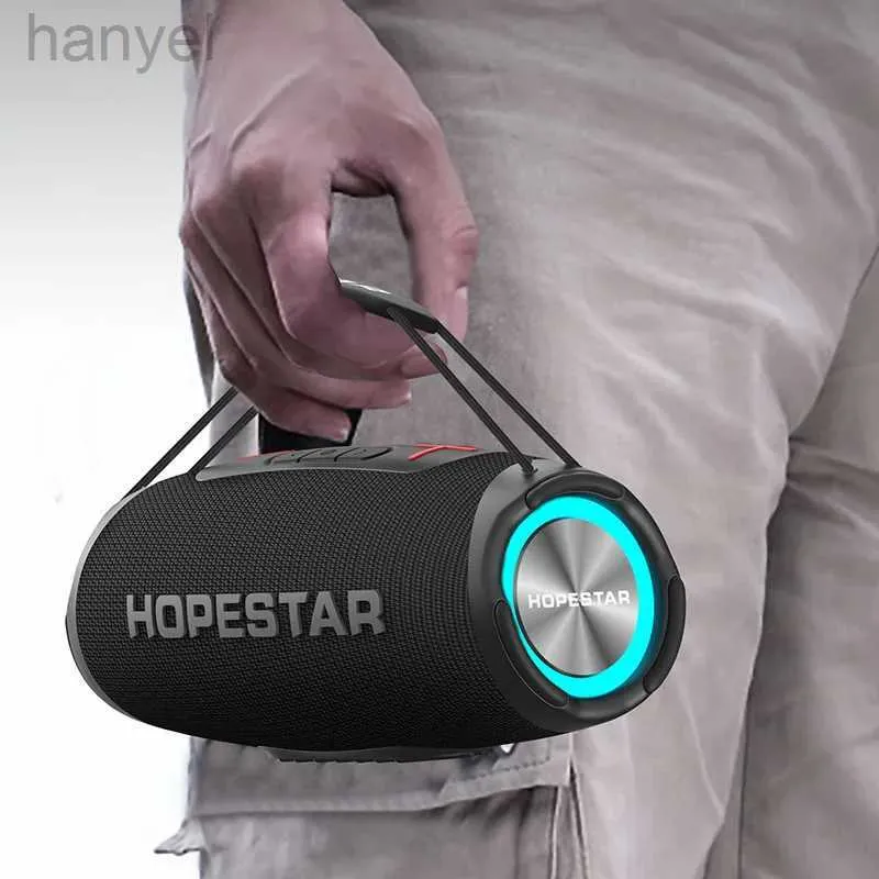 Portabla högtalare HopeStar H53 High Power 35W Portable Bluetooth Speaker kraftfull trådlös subwoofer TWS Bass Sound System 5200mAh Battery Boombox 240314