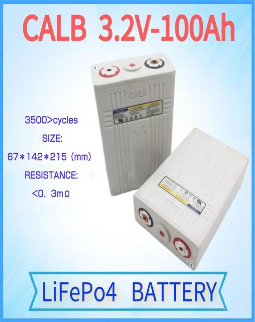 Set CALB CA100 32V 100AH ​​LifePo4 Naładowanie akumulatora Liion 12 V 24 V dla przechowywania RVSolarEnergy A4951419487986