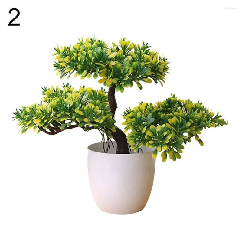 Decoratieve bloemen kunstmatige planten dennen bonsai kleine boompot neppot ornamenten voor woningdecoratie el tuindecoratie