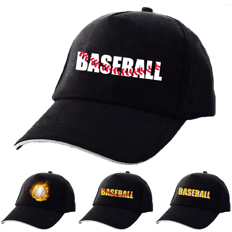 Ball Caps Men And Women Baseball Cap Summer Outdoor Sports Breathable Comfortable Pattern Sun Visor Cotton