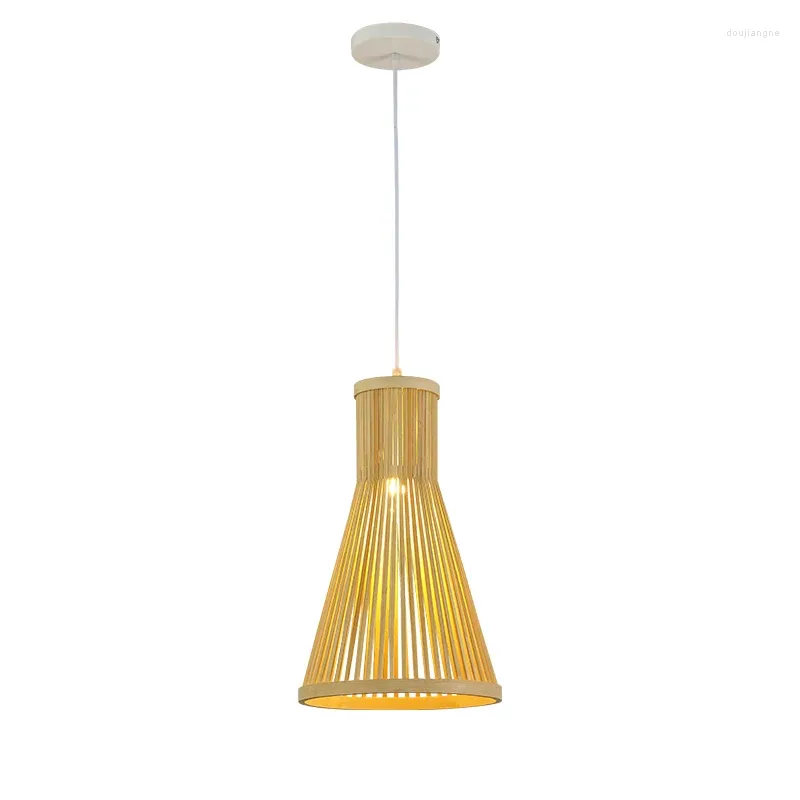 Lampa ścienna chińska minimalistyczna bambus grafika salon sypialnia sypialnia nocna twórcza artystyka