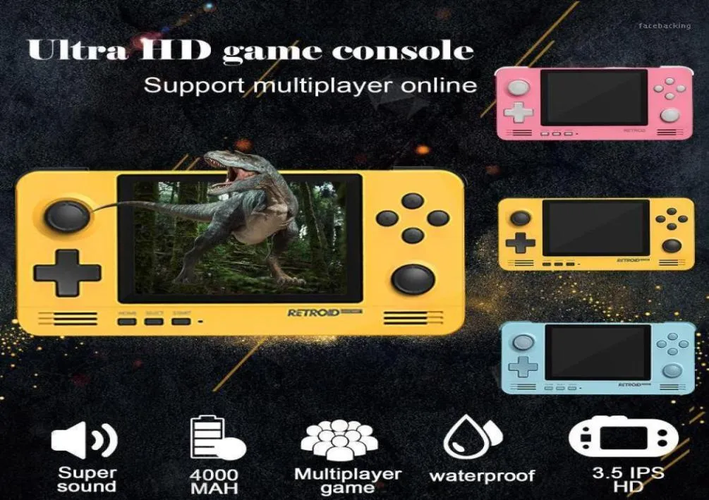 Retroid Pocket 2 Ultra Hd Console de jogos portátil Android Osdual System 35 Ips Screen 3d Wifi Gaming Player15702583