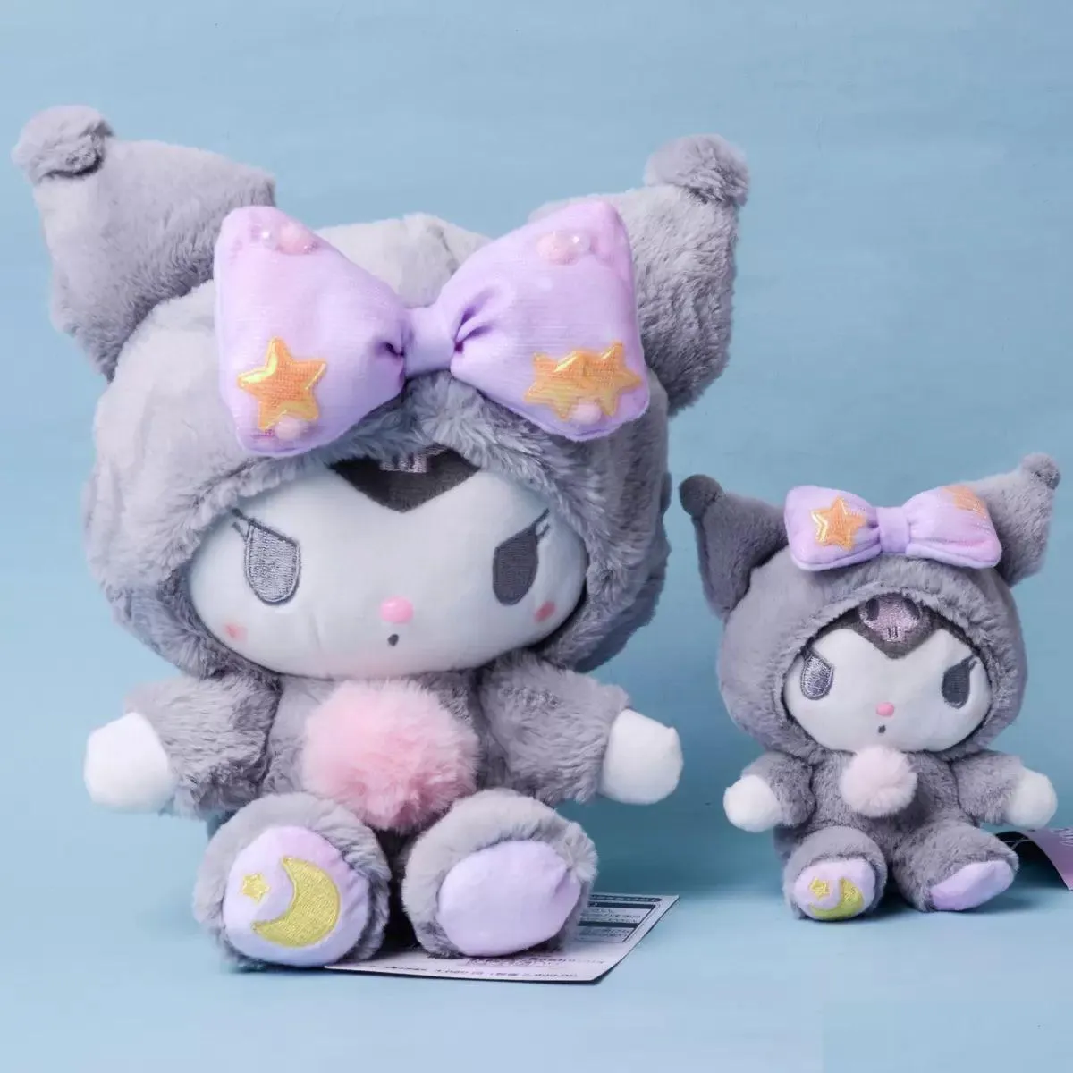 Animaux en peluche en peluche Animaux en peluche Cinq types Vente en gros Dessin animé P Jouets Belles poupées Kuromi de 25 cm et porte-clés de 15 cm Livraison directe Dhb0E