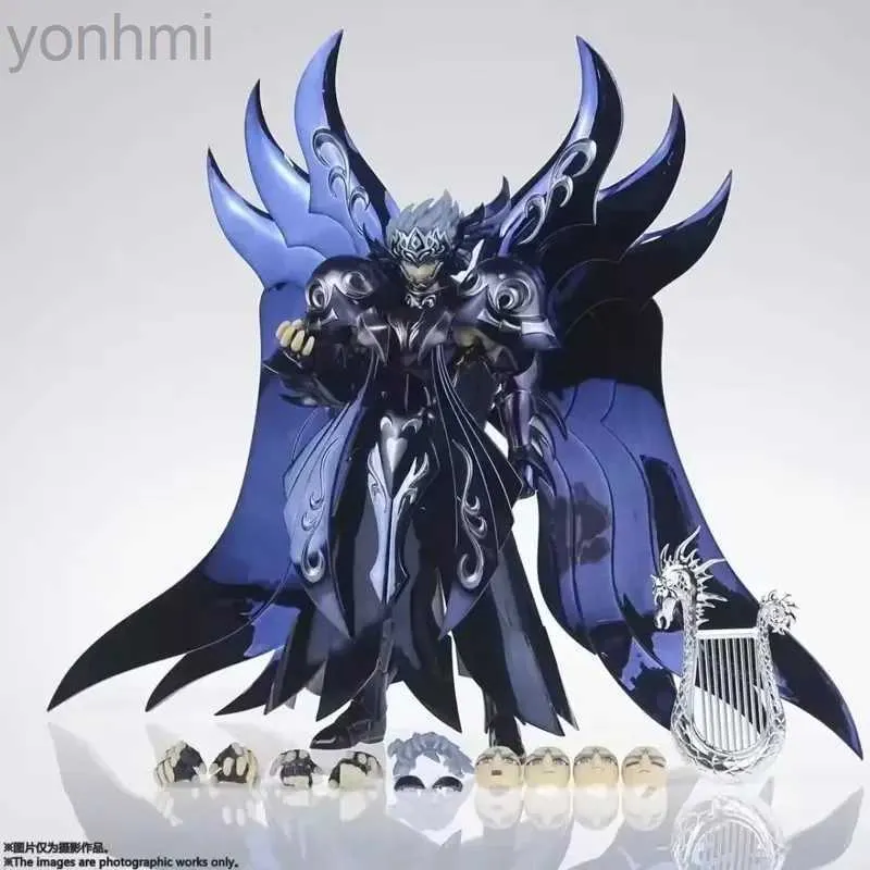 Action Toy Figures In Stock Anime Saint Seiya tyg Myte Ex Thanatos Figur God of the Death Saint Knight of the Zodiac Action Figures Model Toys LDD240314