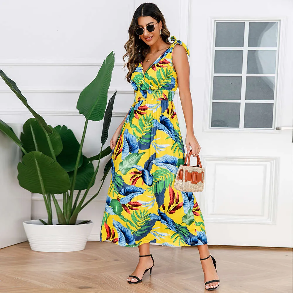 Hawaiian Skirt Summer Printed Long Dress Womens... From Dongdumaoyi, $24.06  In Bulk | DHgate.Com