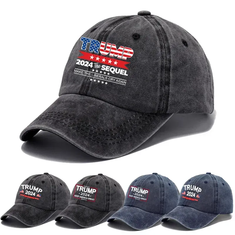 Trump Hat Hat U.S Eleição Presidencial Baseball Cap Hats Torne America Great Again Black Cotton Sports Caps G0314