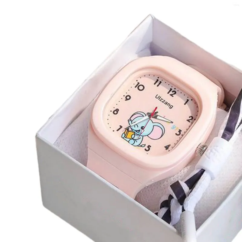 Orologi da polso Orologi al quarzo da donna Orologio luminoso con quadrante di facile lettura con cinturino in morbido silicone per il regalo di compleanno della fidanzata