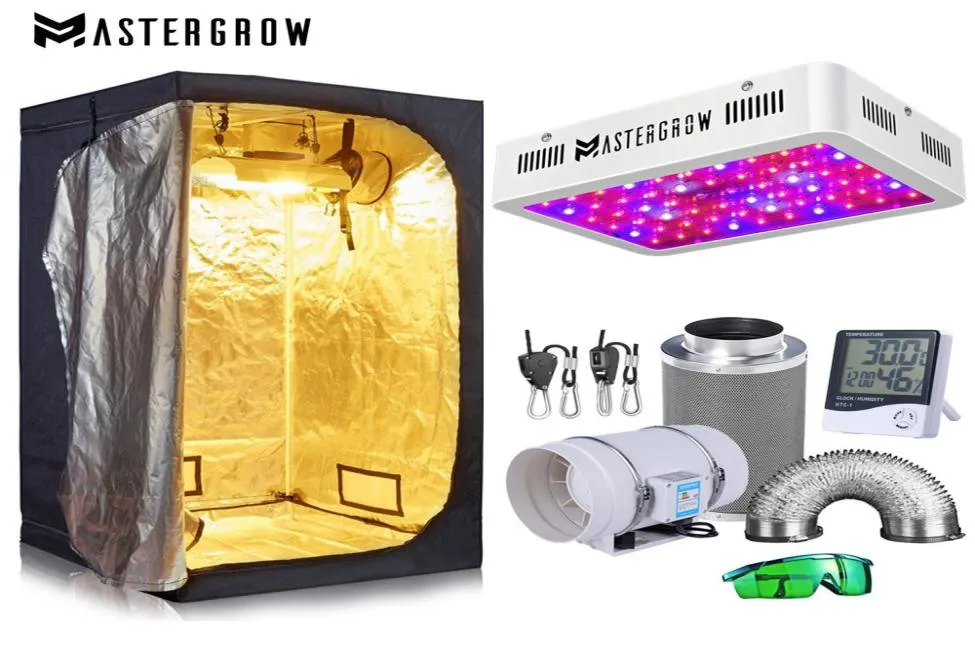 Grow Tent Room Complete Kit Hydroponic Growing System 1000W LED Grow Light 4quot 6quot Carbon Filter Combo Multiple Size Da3753210