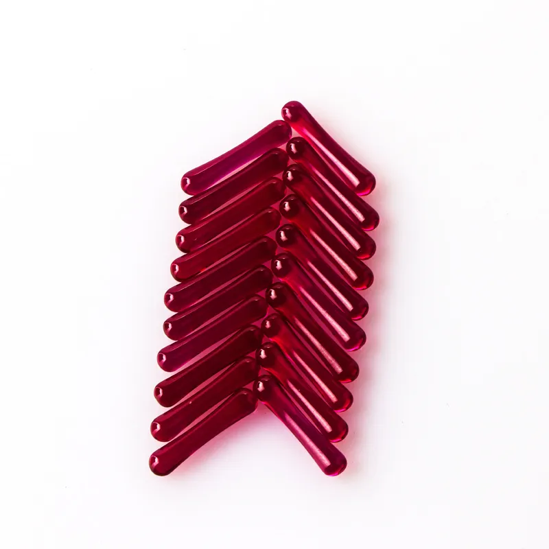 Nouvelles pilules de rubis insèrent 6 mm * 21 mm et 4 mm * 21 mm adaptées aux Terp Slurp Quartz Banger Nails Bongs en verre Dab Rigs