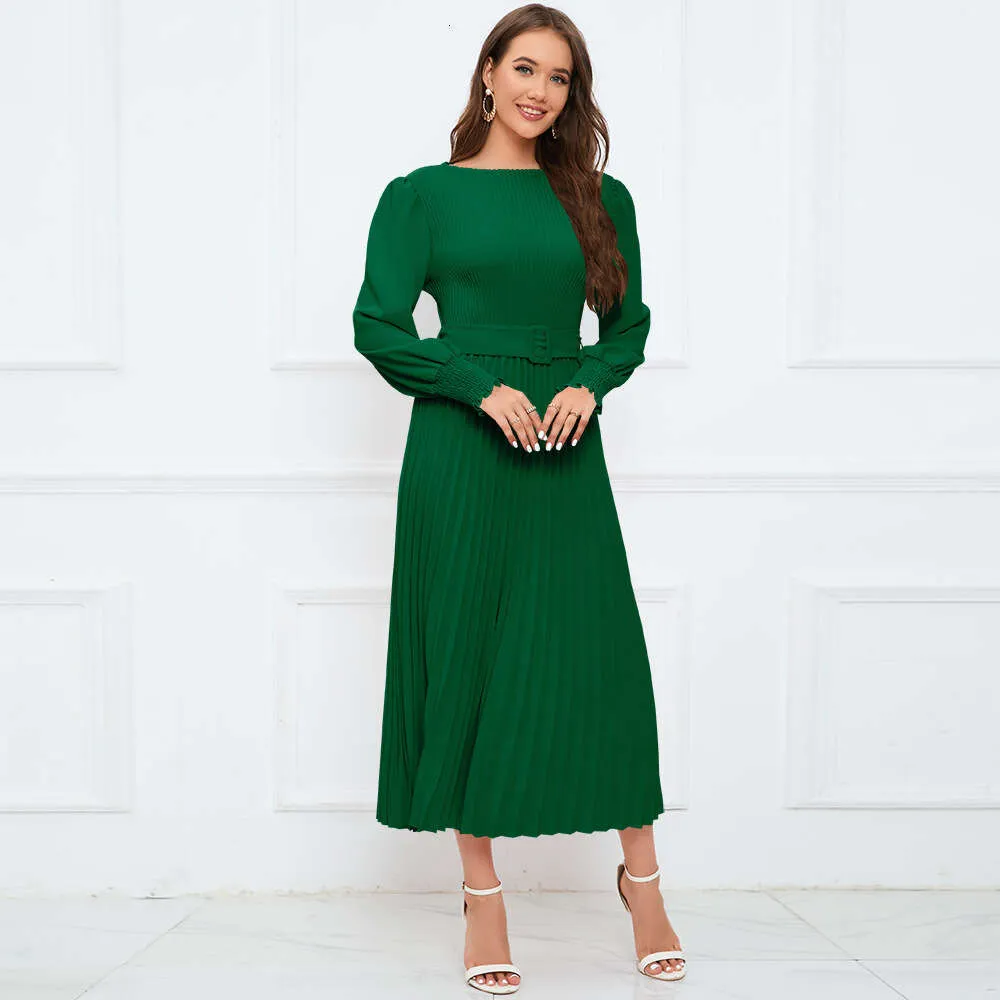 Elegant A-Line Bubble Skirt Dress: Long Sleeve Round Neck, Shop Now!  Premium Quality Autumn/Winter Style from Dhgate Basic & Casual Dresses -  price 20.81
