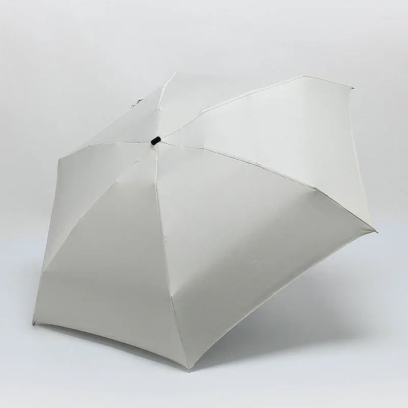 Umbrellas Summer Fashion 50 Fold Umbrella Folding Sun Visor Mini Pocket And Rain Dual Use Household