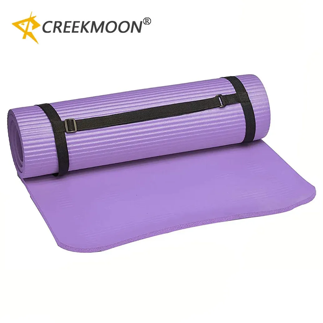 1510mm Maior Grosso de Alta Qualidade NBR Yoga Mats Antiderrapante Cobertor Esporte Saúde Perder Peso Fitness Exercício Pad Mulheres Mat 183cm 240307