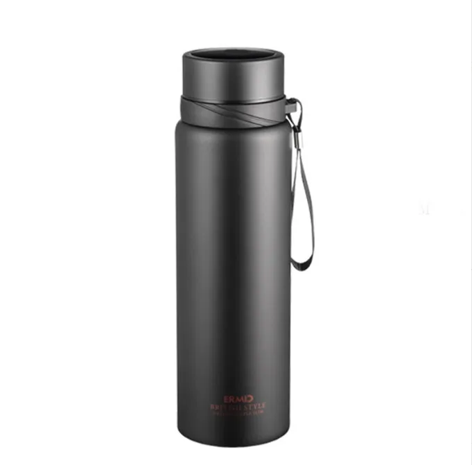 Bouteille d'eau thermique 1L, garde l'eau froide et chaude, Thermos pour l'eau, le thé, le café, flacons sous vide, bouteille Thermos en acier inoxydable