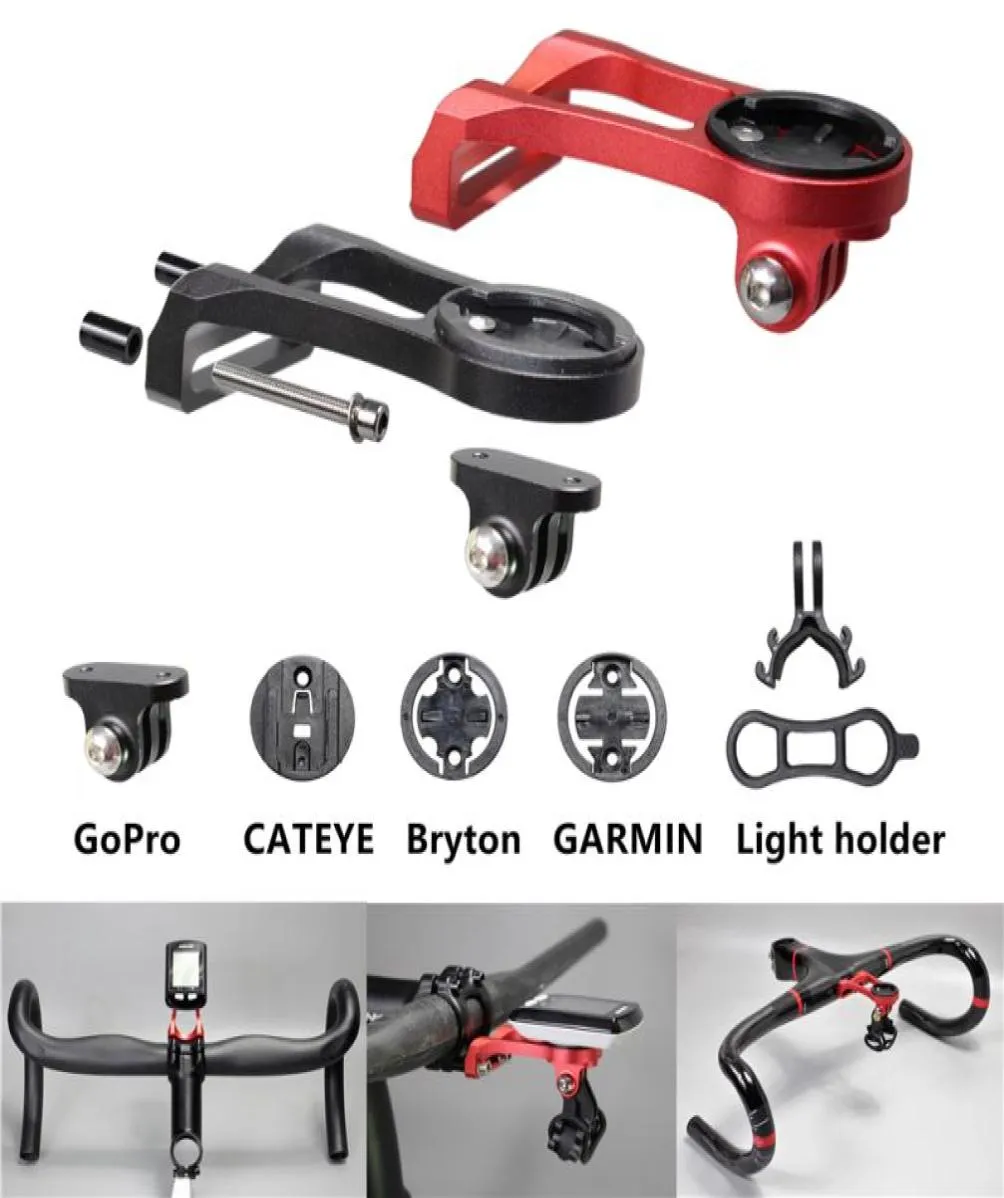 3 in 1 Bicycle Computer Mount Holder Headlight Clamp Bike Handlebar Extension Bracket Adapter for GARMIN Edge GPS for Gopro Hero a5897839