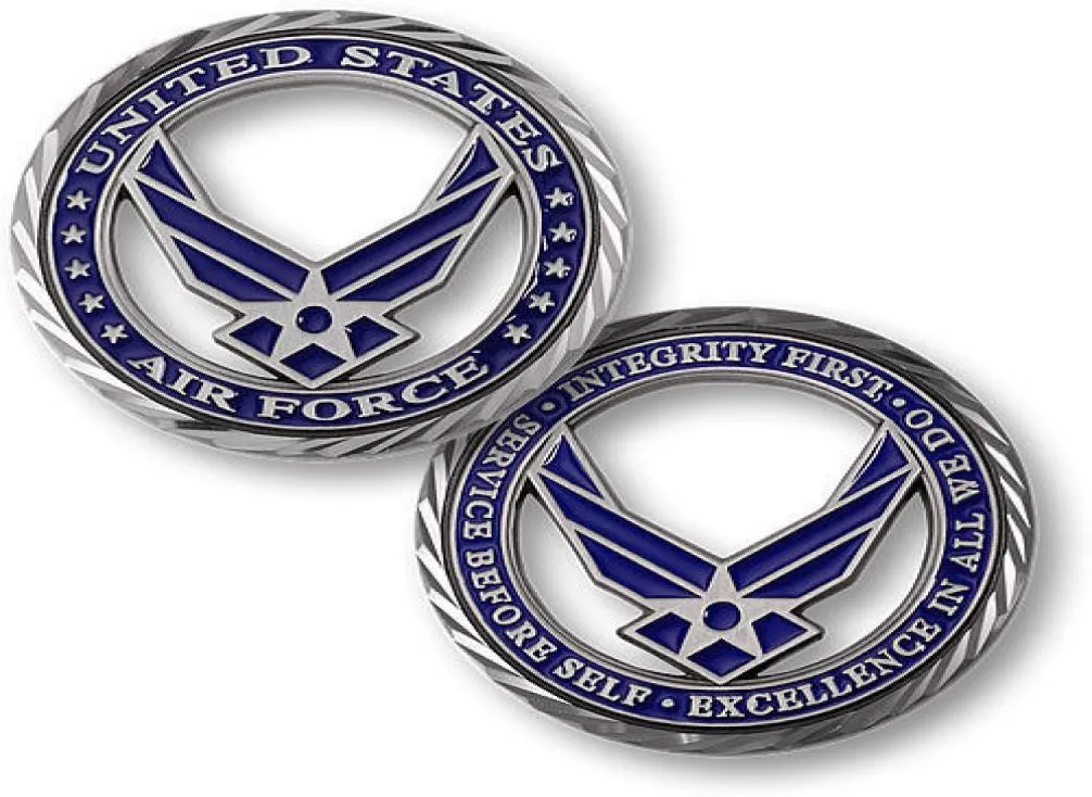 US Air Force Core Values ​​Challenge Coin USAF Collectible Coin Airman Collectible9374331