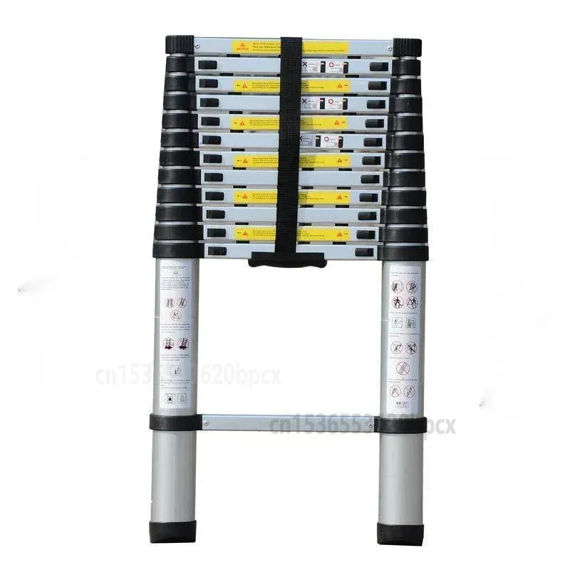 Ladders Telescopic Aluminium Ladder Extension Foldable Portable Straight Ladders Multi Purpose Household Thicken Tools for Home