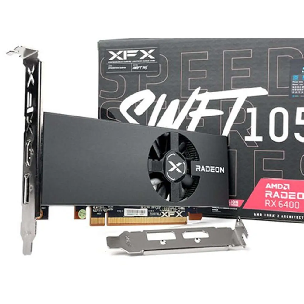 絶対的な信頼 XFX RX 6400 4GB Graphics Card AMD Radeon RX6400, Low Profile グラフィックボード・グラボ・ビデオカード