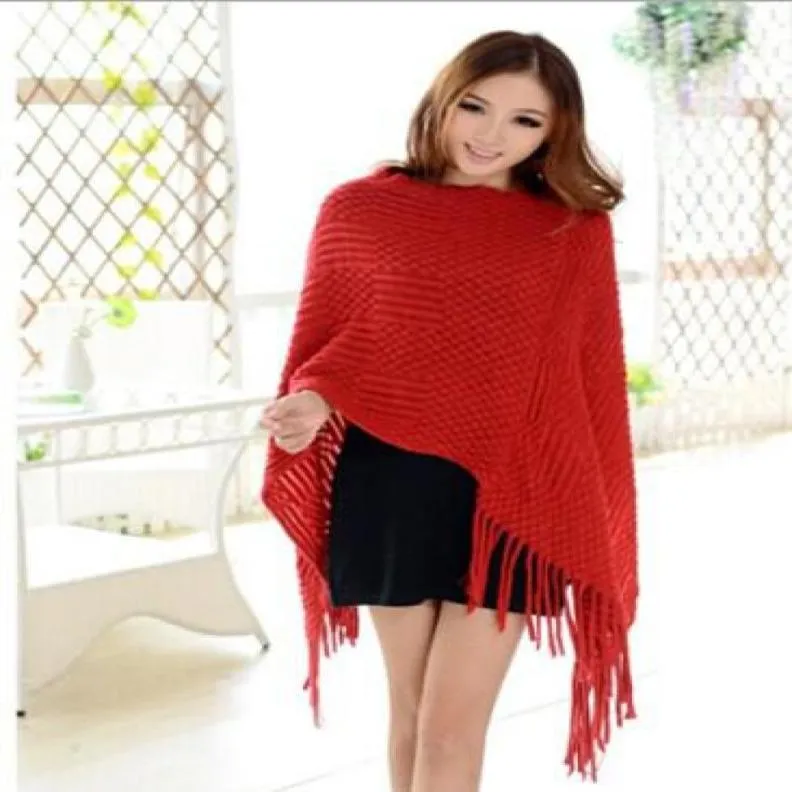 2015 Knit Ponchos Rekretureur Cardigan Poleś