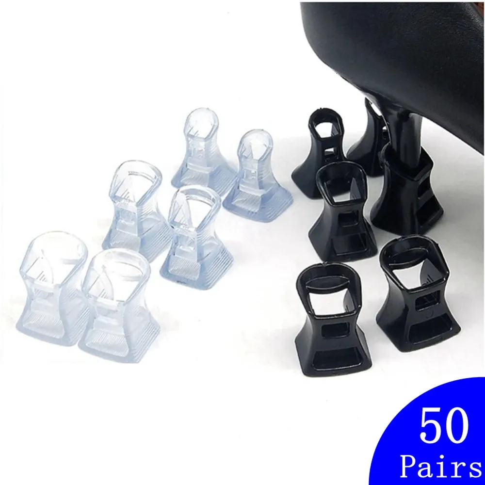 50 paires / lot bouchon de talon classique talon haut antidérapant protecteurs de talon en silicone couvre-aiguilles pour faveur de fête de mariage nuptiale 240304