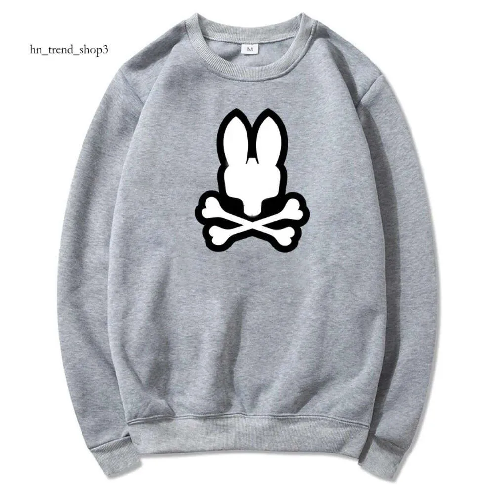 Psychological Bunny Hochwertige Designer Herren Hoodies Sweatshirts Psycho Rabbit Fun Printing Hoodies Baumwolle Kapuzenpullover Lila Hoodie Sport Physcho 418