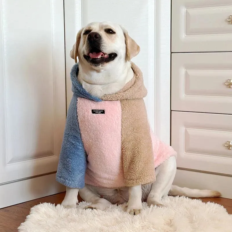 Vestuário para cães outono e inverno flanela roupas para animais de estimação médio grande labrador doberman malinose acessórios para cães