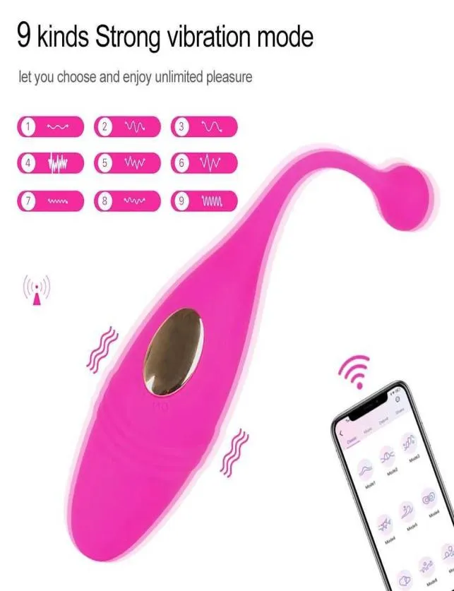 APP Höschen Drahtlose Fernbedienung Vibrator Höschen Vibrierendes Ei Unsichtbarer Tragbarer Dildo Vibrator G-punkt Klitoris Spielzeug für Q06032140498