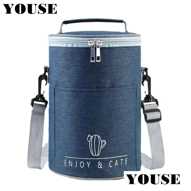 Fishing Accessories Accessories Ice Box Refrigerator Thermal Lunch Food Door Bag Man Backpack Picnic Cooler Packed Portable Handbags T Dhath