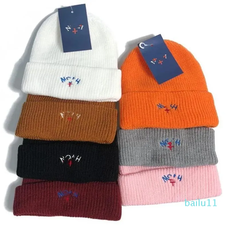 Boinas Noah Gorro de punto Gorro Bordado Esquí Cálido Invierno Unisex Gorros Gorra para mujeres Hombres 2024