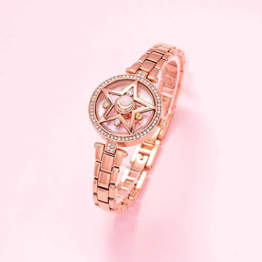 sailor moon Crystal Stars Wrist Watch bracelet jewelry costume 210616296c