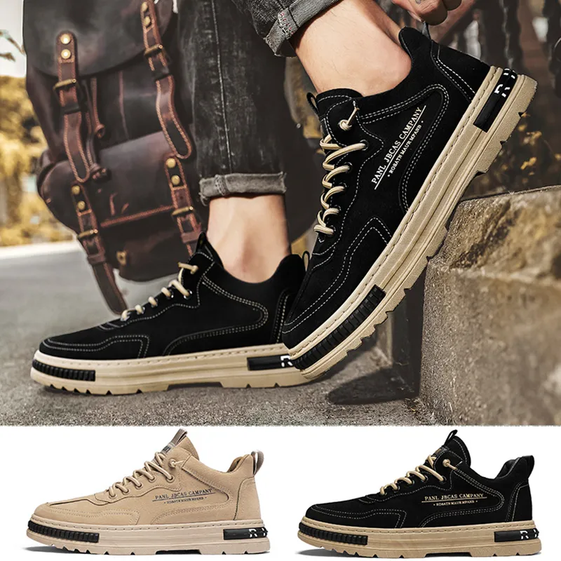 2024 Fashion Men Femmes coulant de loisirs Chaussures Brown Brown Confortable Brewable Trainers Sports Sneakers Outdoor 39-44
