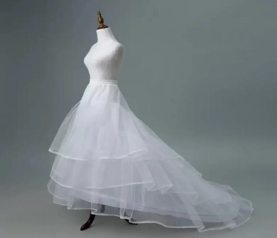 Yeni Aline 2 Hoop Chape Crinoline Petticoat Train Petticoats Kadınlar İçin Düğün Elbisesi47732246
