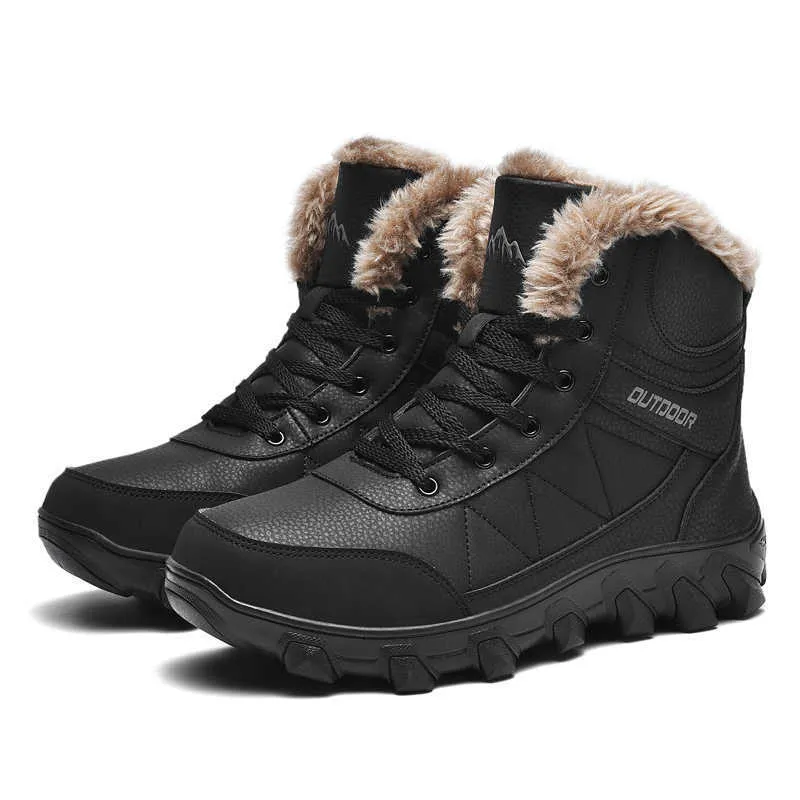 HBP Non-merk Fabrikant Hot Sale Snow Boots Snow Boots Men Outdoor Wandel Laarzen Sneeuwlaarzen Waterdicht voor vrouwen en mannen