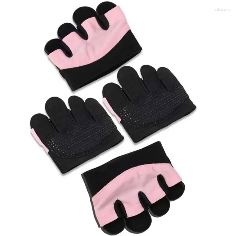 Guanti da ciclismo Antiscivolo Mezze dita Sollevamento pesi Yoga Traspirante Anti-Sport Silicone Anti-sudore Uomo Donna