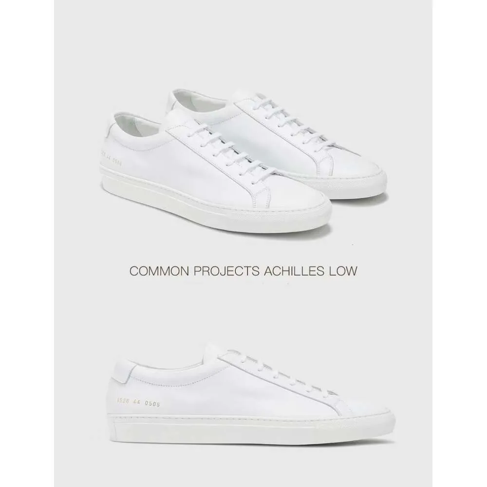 2024 Top Commons Projeces Designer Scarpe Mocassini Sneakers da scarpe Classic Bianco Black Black unisex Coppia di coppie di Paris Man Scatta