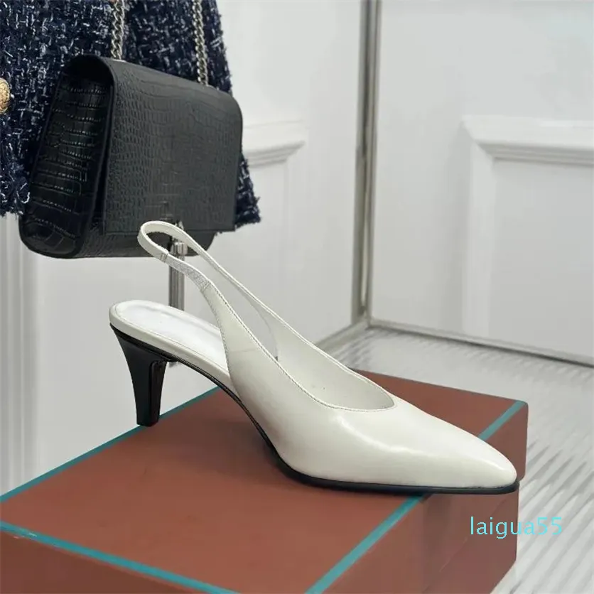 Классические туфли Туфли-лодочки на коротком каблуке для женщин Натуральная кожа Женские туфли высокого качества с босоножками Дизайнерские однотонные цвета