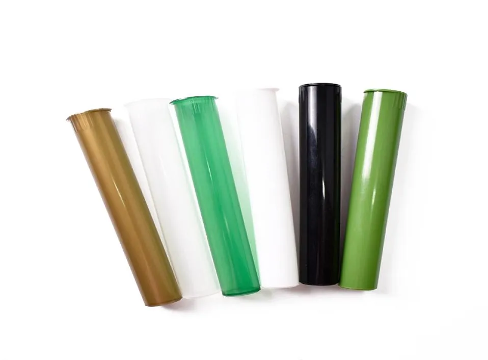 Squeeze Pop Top Bottle Doob Cones For Smoking Roll Paper Joint Container Holder Tube 110mm Cigarettlagring Fodral Lufttätt Vial TU3681504