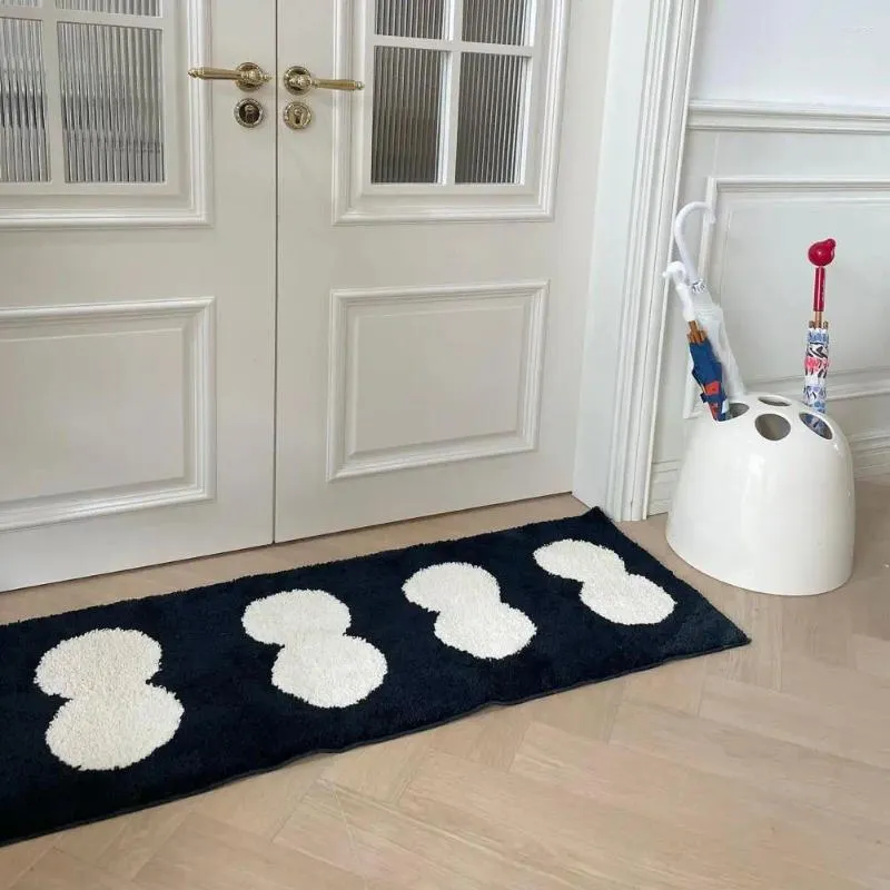Carpets Polyester Fiber Floor Mat Plush Rug For Kids Bedroom Room Decor Non-slip Furry Carpet With Gourd Pattern Nursery Cozy