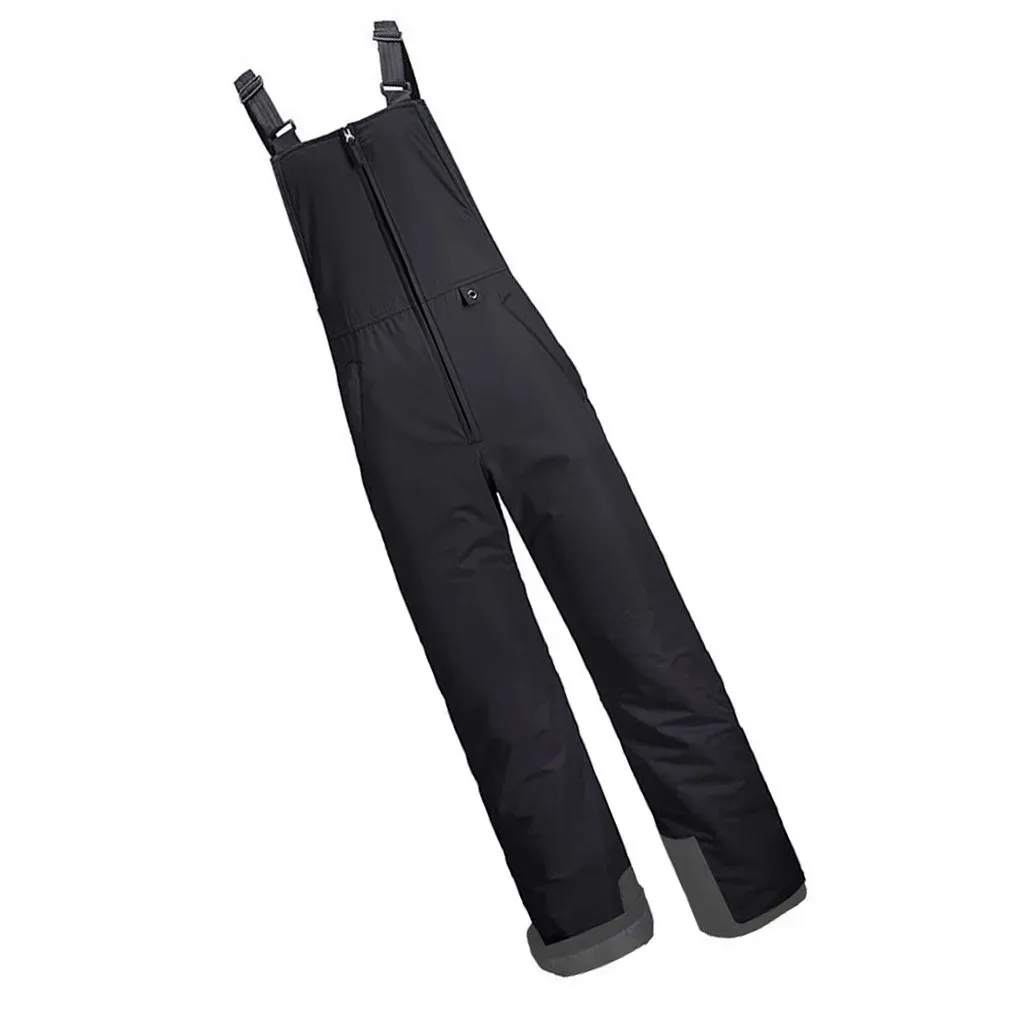 Suits Women Ski Pants Bib Professional Black Color Overalls Thick Keepingwarm Ladies Snowboard Pant Skiing Overall Xl