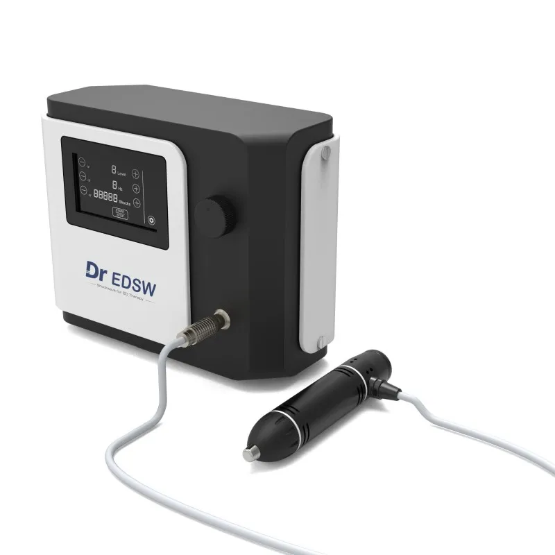 Machine portative de thérapie par ondes de choc DR EDSW, pour dispositif à ondes de choc ED à usage domestique, avec embouts souples et standards