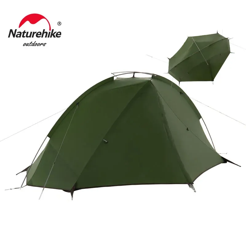 Tente Tagar Naturehike pour 1 ou 2 personnes Tente de randonnée légère Tente de camping en plein air Tente de randonnée à dôme autoportante avec empreinte