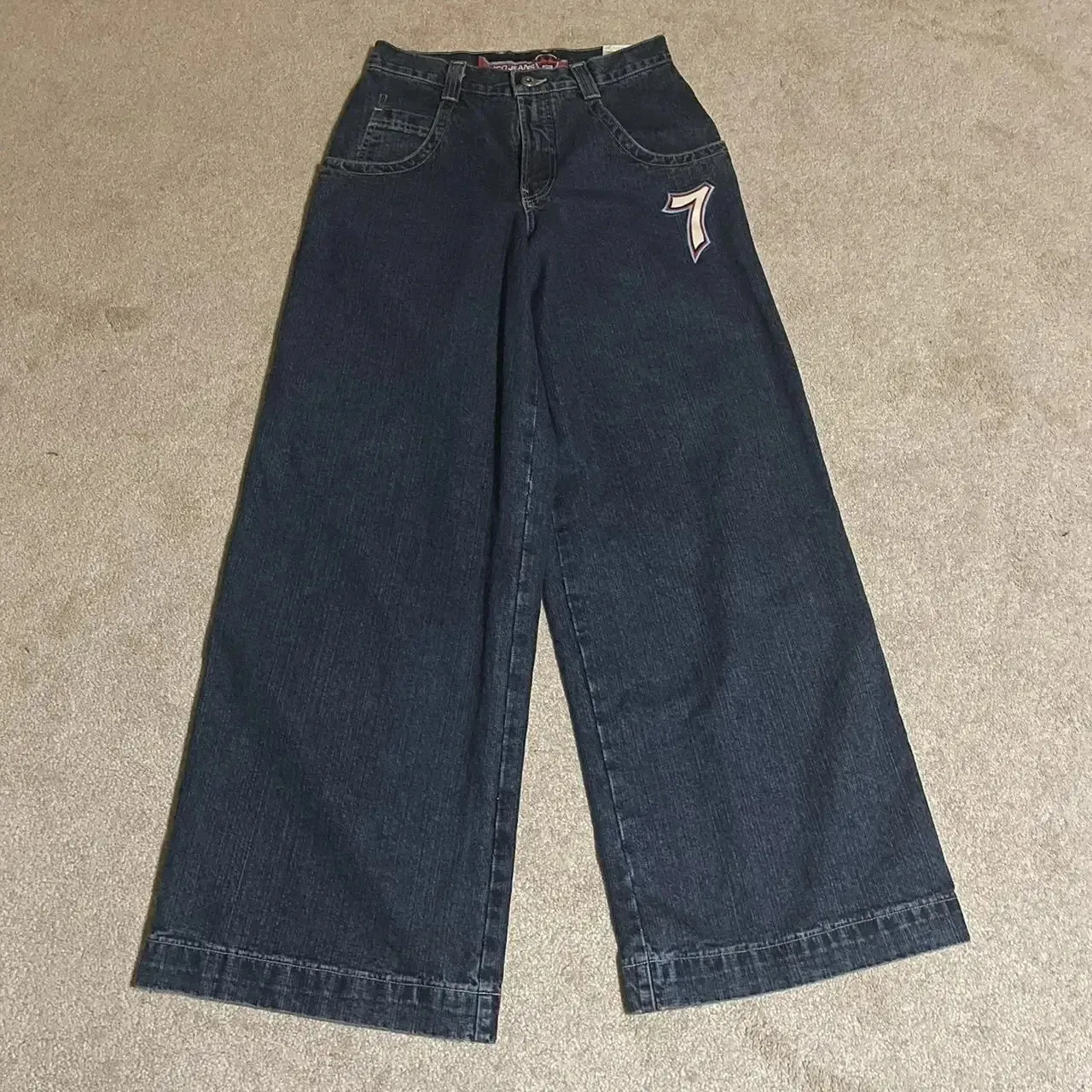 DHgate.com:Mens Wide Leg Jeans, Retro Harajuku Y2K Hip Hop