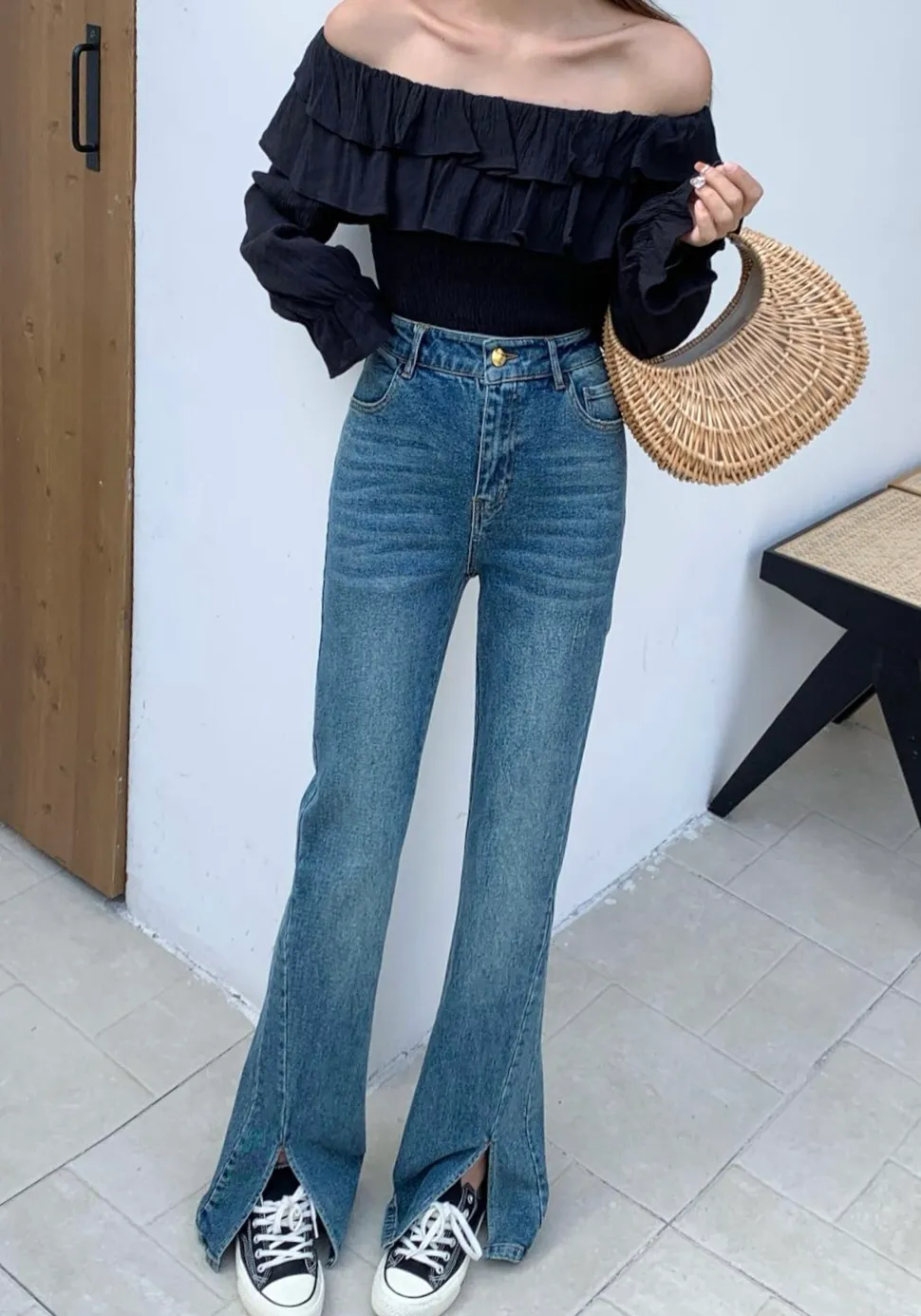 Celi1 New 2024デザイナー服女性デザイナージーンズ新しい女子ジーンズズボン女性Capri Cargo Pants Yoga Wide-Leg Pants Trendy FlaresCC Jeans Pourners Gifts