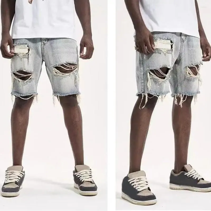 Jeans pour hommes shorts denim de denim